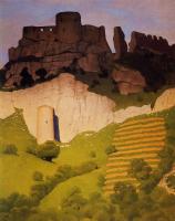 Felix Vallotton - Chateau Gaillard at Andelys